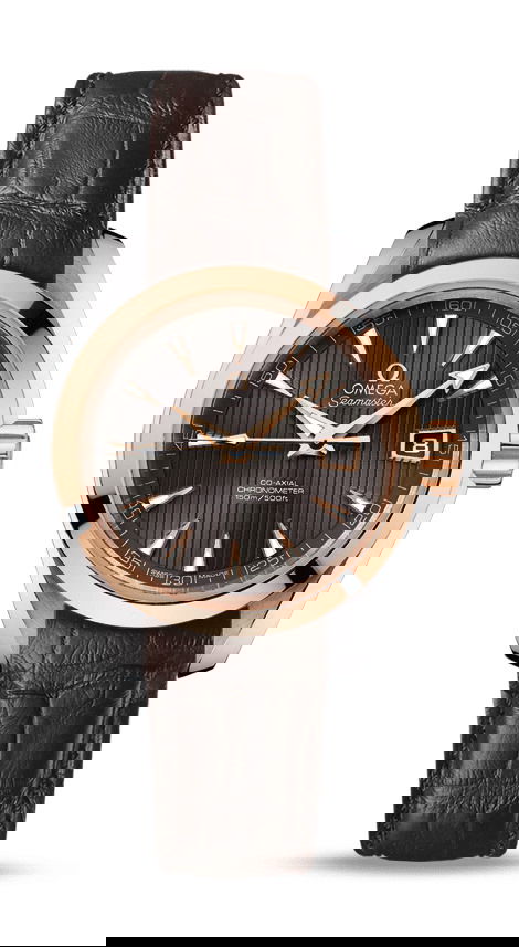 Omega Seamaster luxury timepiece - detailed view