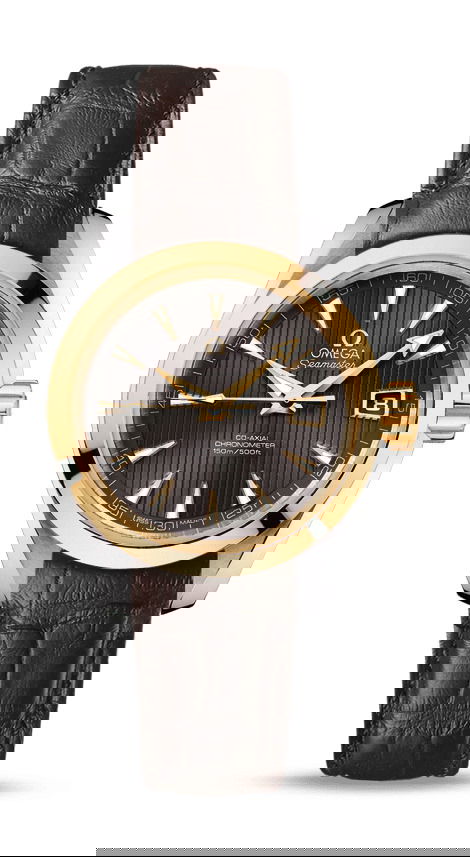 Omega Seamaster luxury timepiece - detailed view