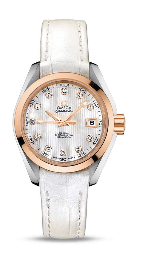 Omega Seamaster luxury timepiece - detailed view