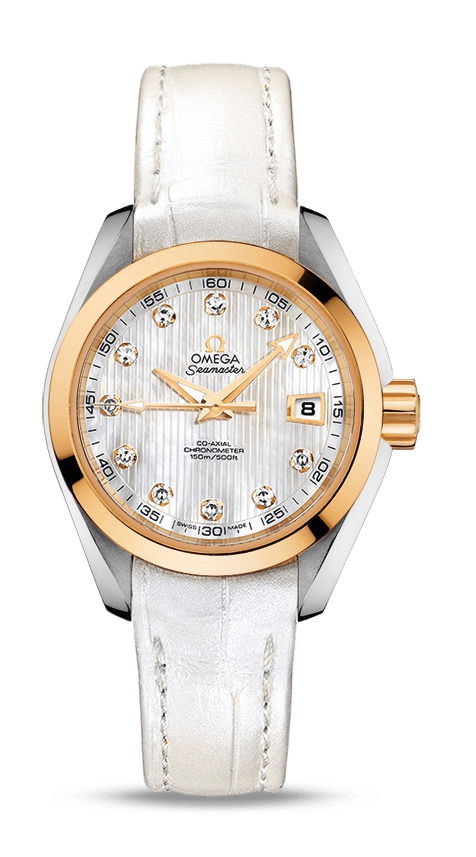 Omega Seamaster luxury timepiece - detailed view