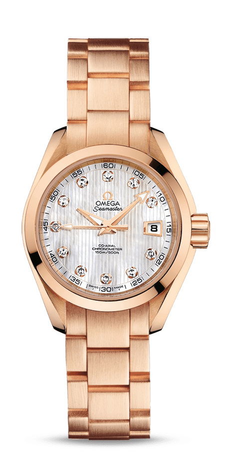 Omega Seamaster luxury timepiece - detailed view