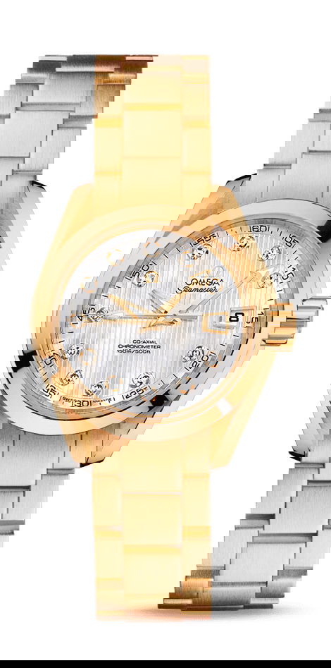 Omega Seamaster luxury timepiece - detailed view
