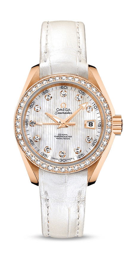 Omega Seamaster luxury timepiece - detailed view