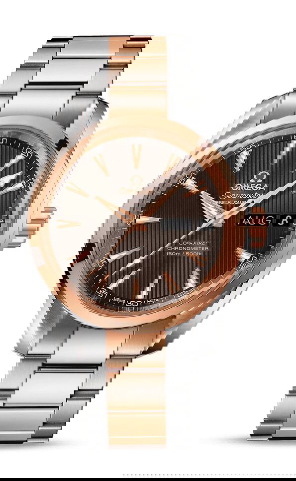 Omega Seamaster luxury timepiece - detailed view