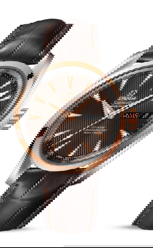 Omega Seamaster luxury timepiece - detailed view