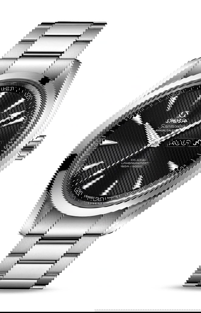 Omega Seamaster luxury timepiece - detailed view
