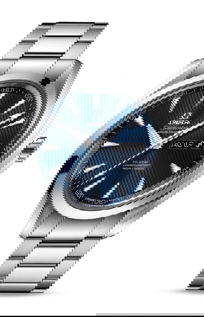 Omega Seamaster luxury timepiece - detailed view