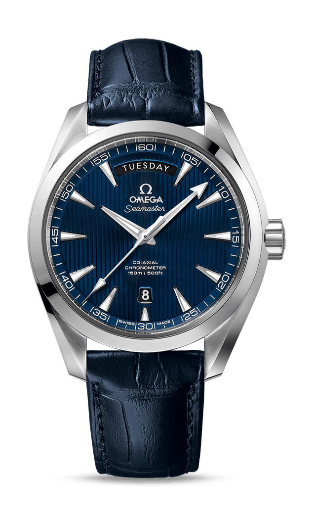 Omega Seamaster luxury timepiece - detailed view
