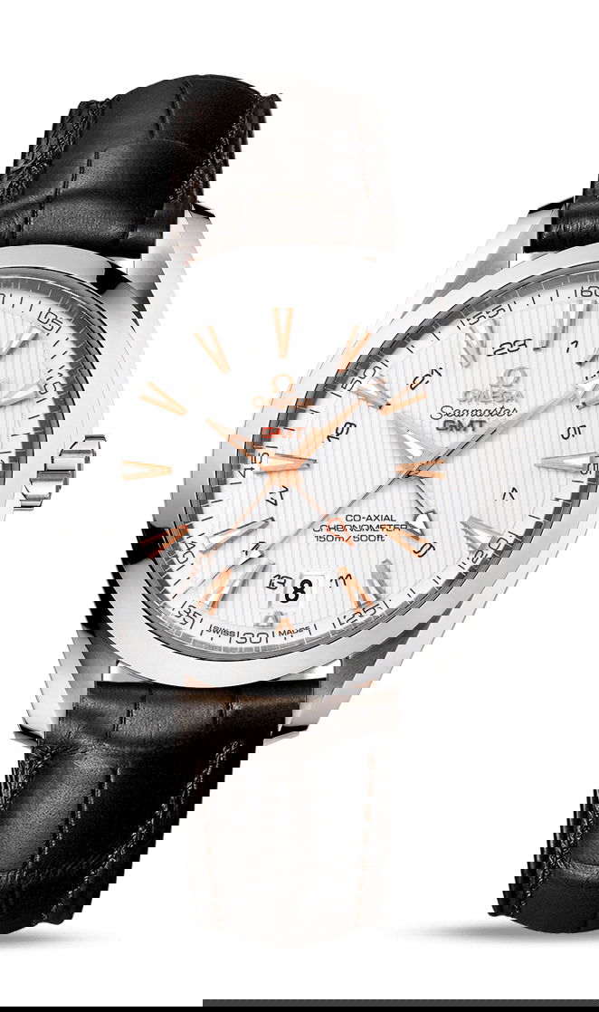 Omega Seamaster luxury timepiece - detailed view