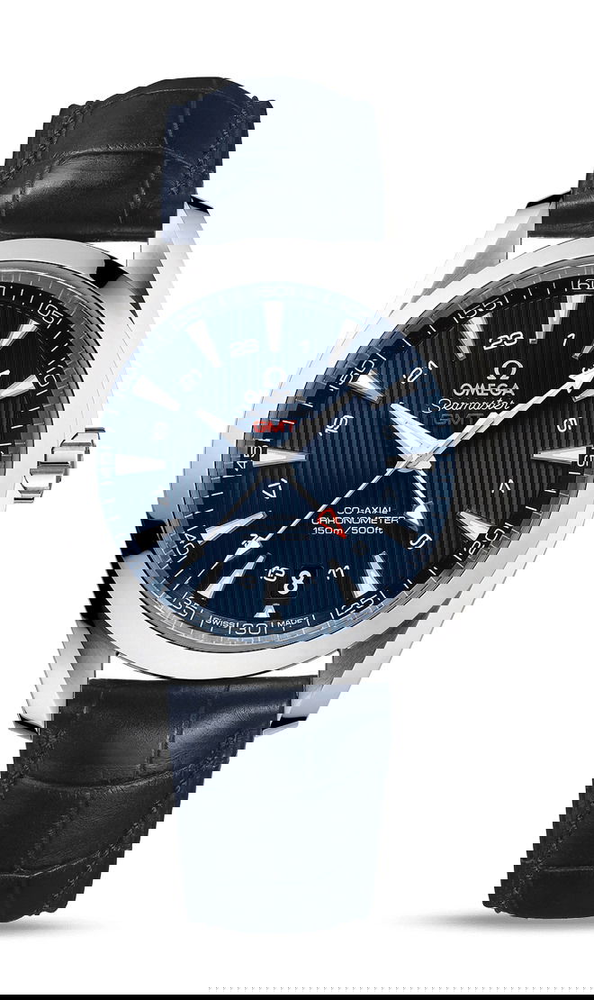 Omega Seamaster luxury timepiece - detailed view