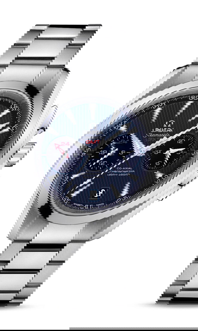 Omega Seamaster luxury timepiece - detailed view
