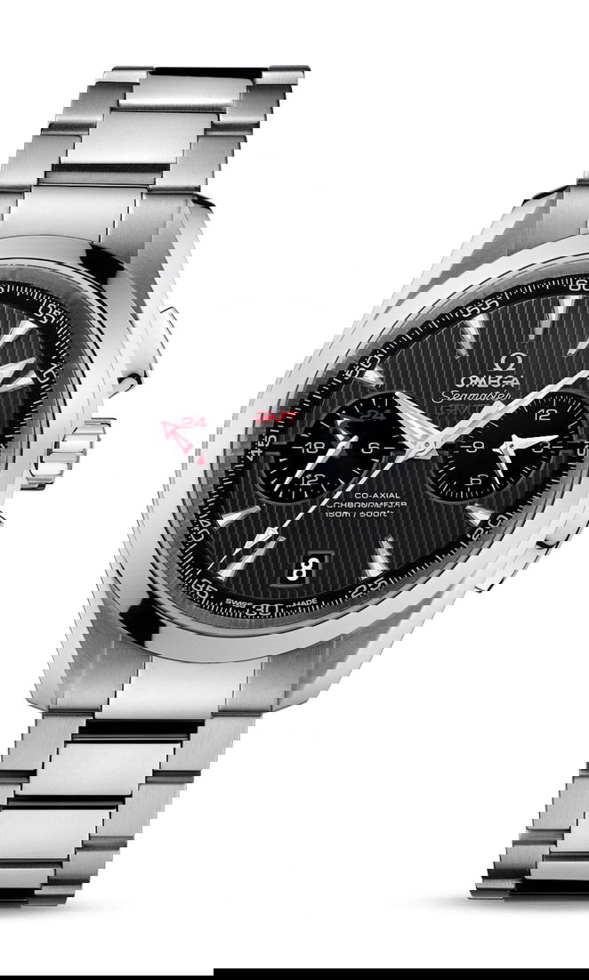 Omega Seamaster luxury timepiece - detailed view