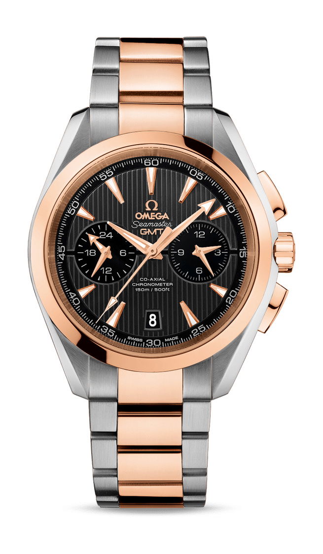Omega Seamaster luxury timepiece - detailed view