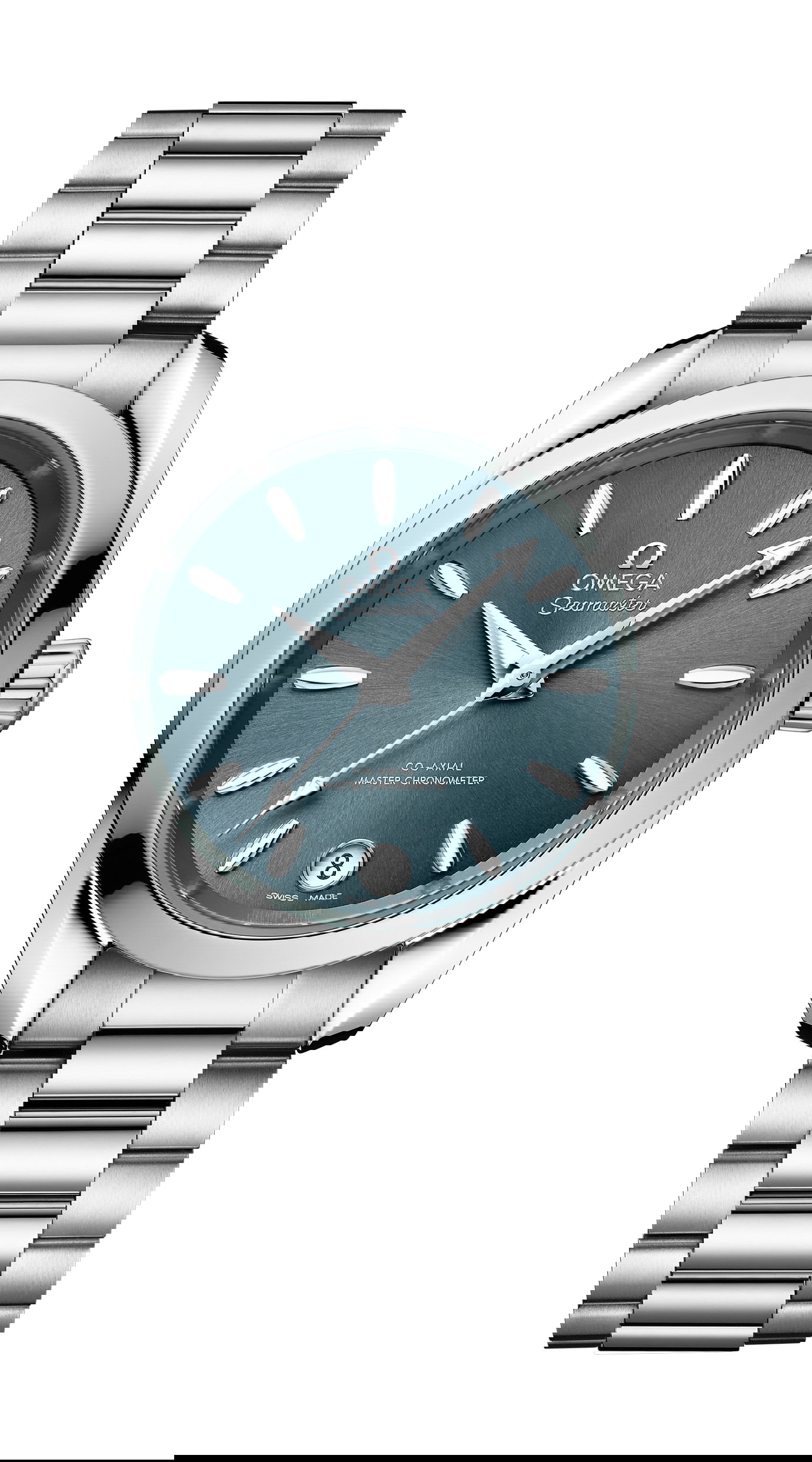 Omega Seamaster luxury timepiece - detailed view
