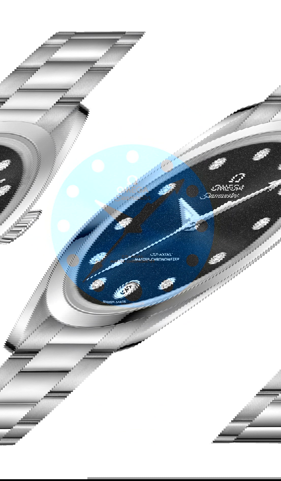 Omega Seamaster luxury timepiece - detailed view
