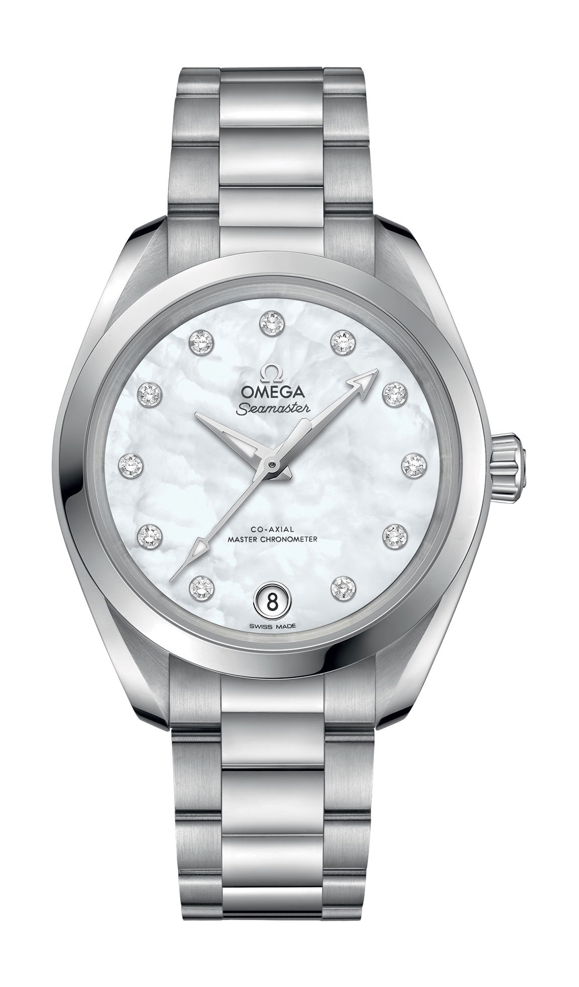 Omega Seamaster luxury timepiece - detailed view