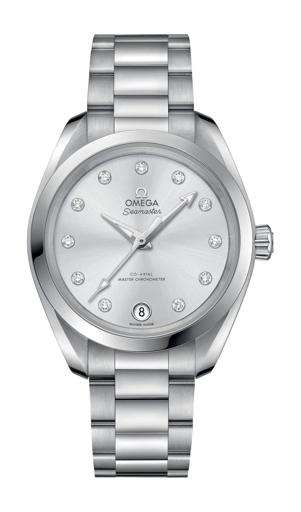 Omega Seamaster luxury timepiece - detailed view