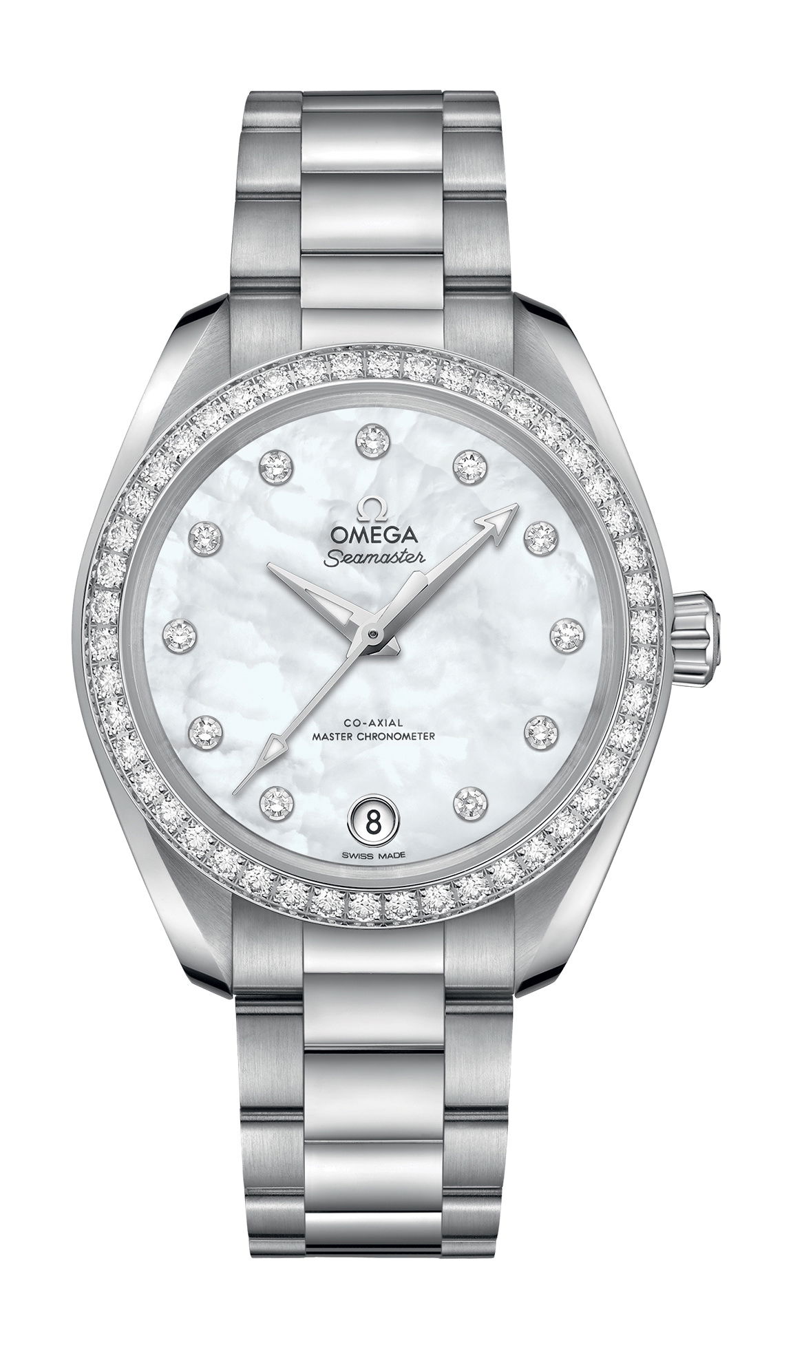Omega Seamaster luxury timepiece - detailed view