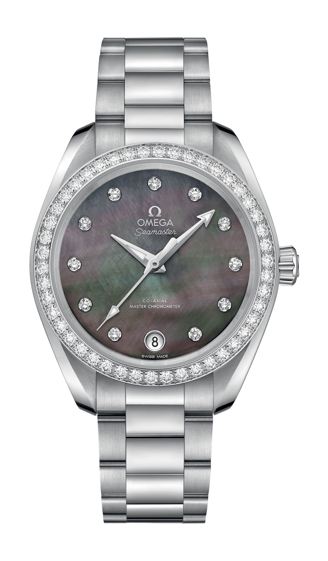 Omega Seamaster luxury timepiece - detailed view