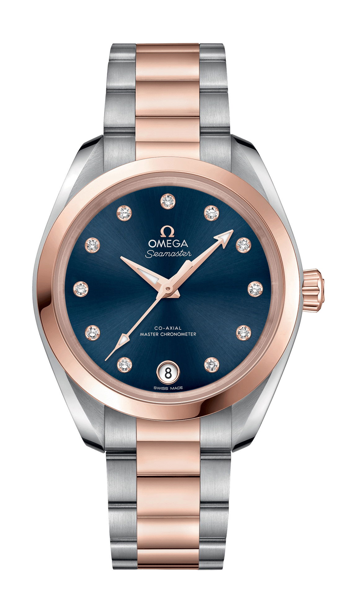 Omega Seamaster luxury timepiece - detailed view