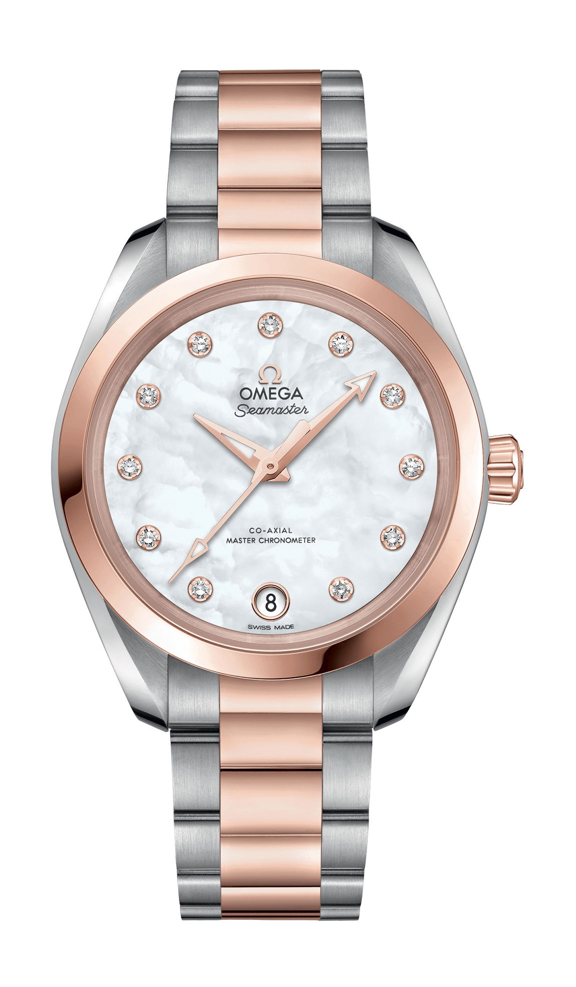 Omega Seamaster luxury timepiece - detailed view