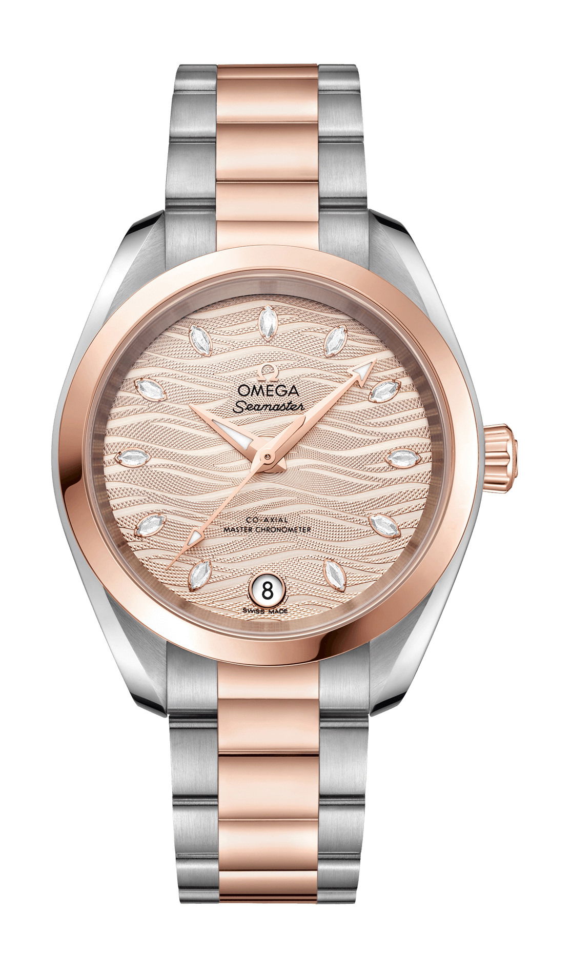 Omega Seamaster luxury timepiece - detailed view