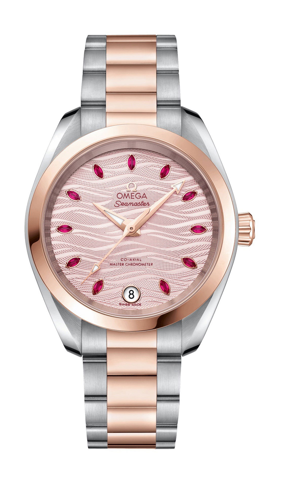 Omega Seamaster luxury timepiece - detailed view