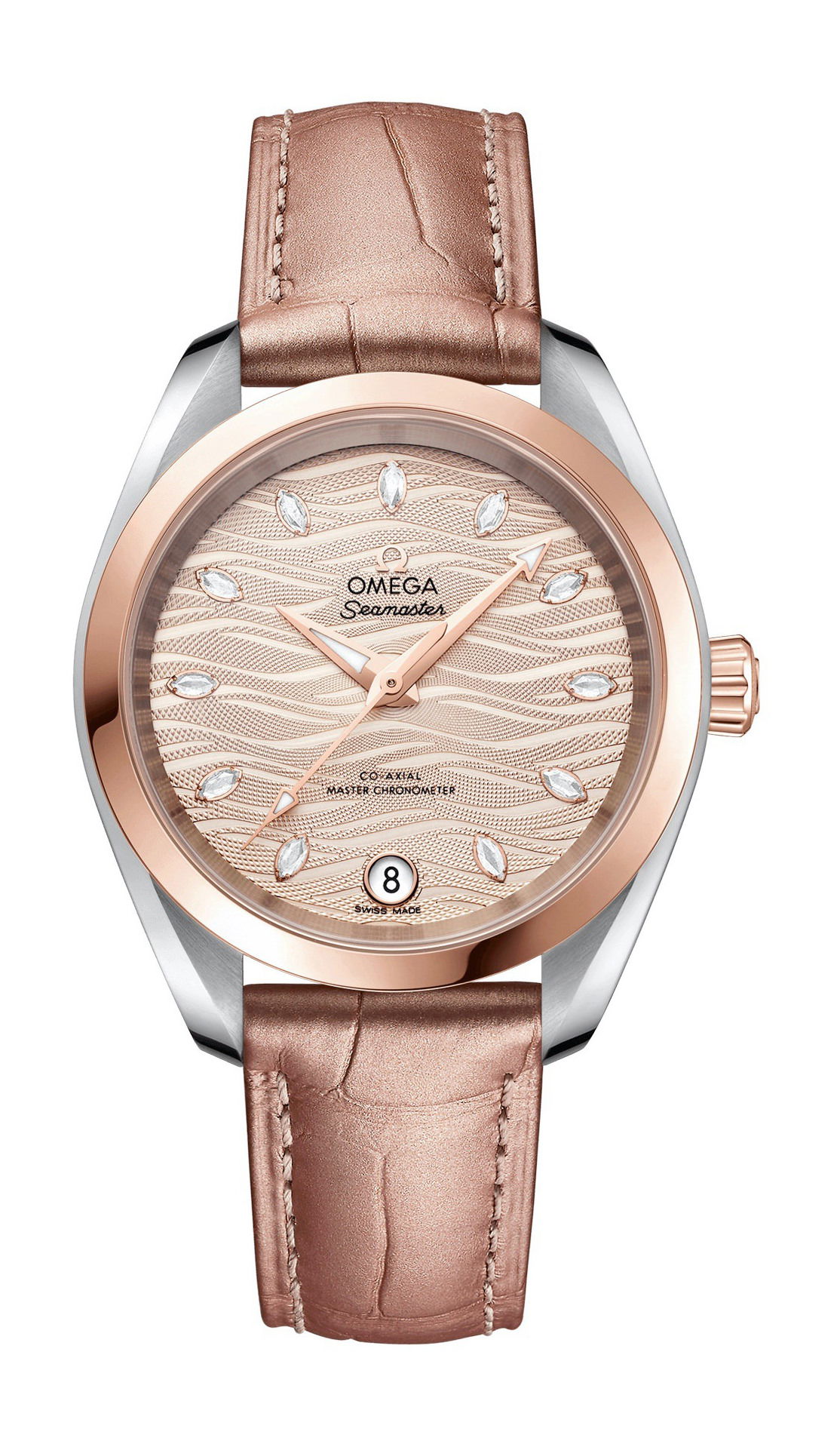 Omega Seamaster luxury timepiece - detailed view