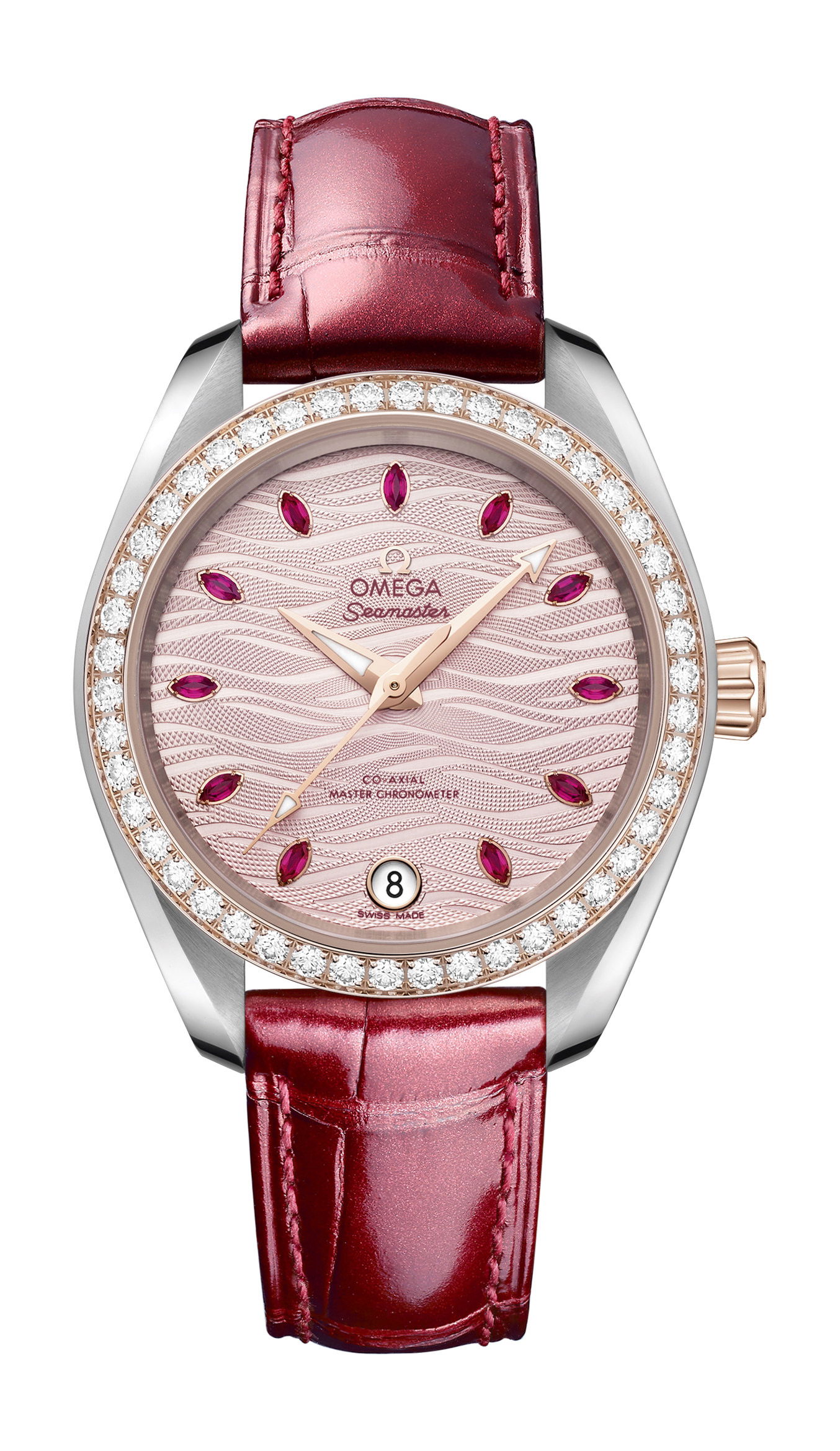 Omega Seamaster luxury timepiece - detailed view