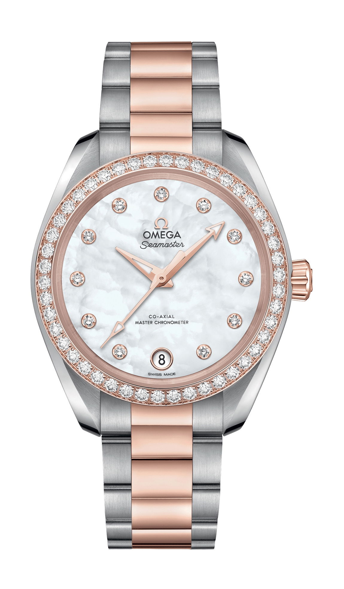 Omega Seamaster luxury timepiece - detailed view