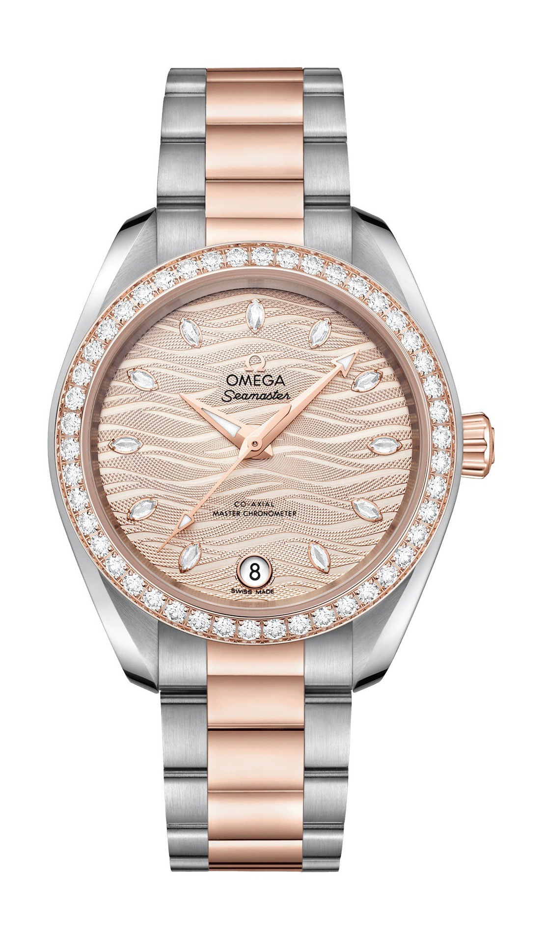 Omega Seamaster luxury timepiece - detailed view