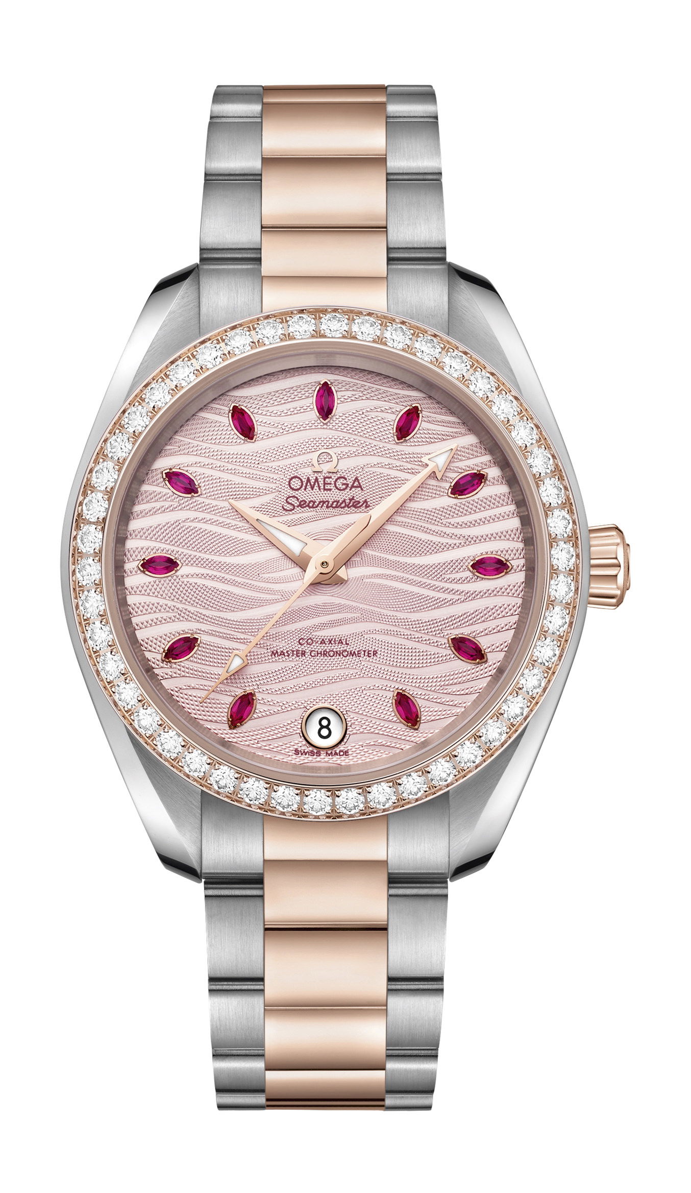 Omega Seamaster luxury timepiece - detailed view