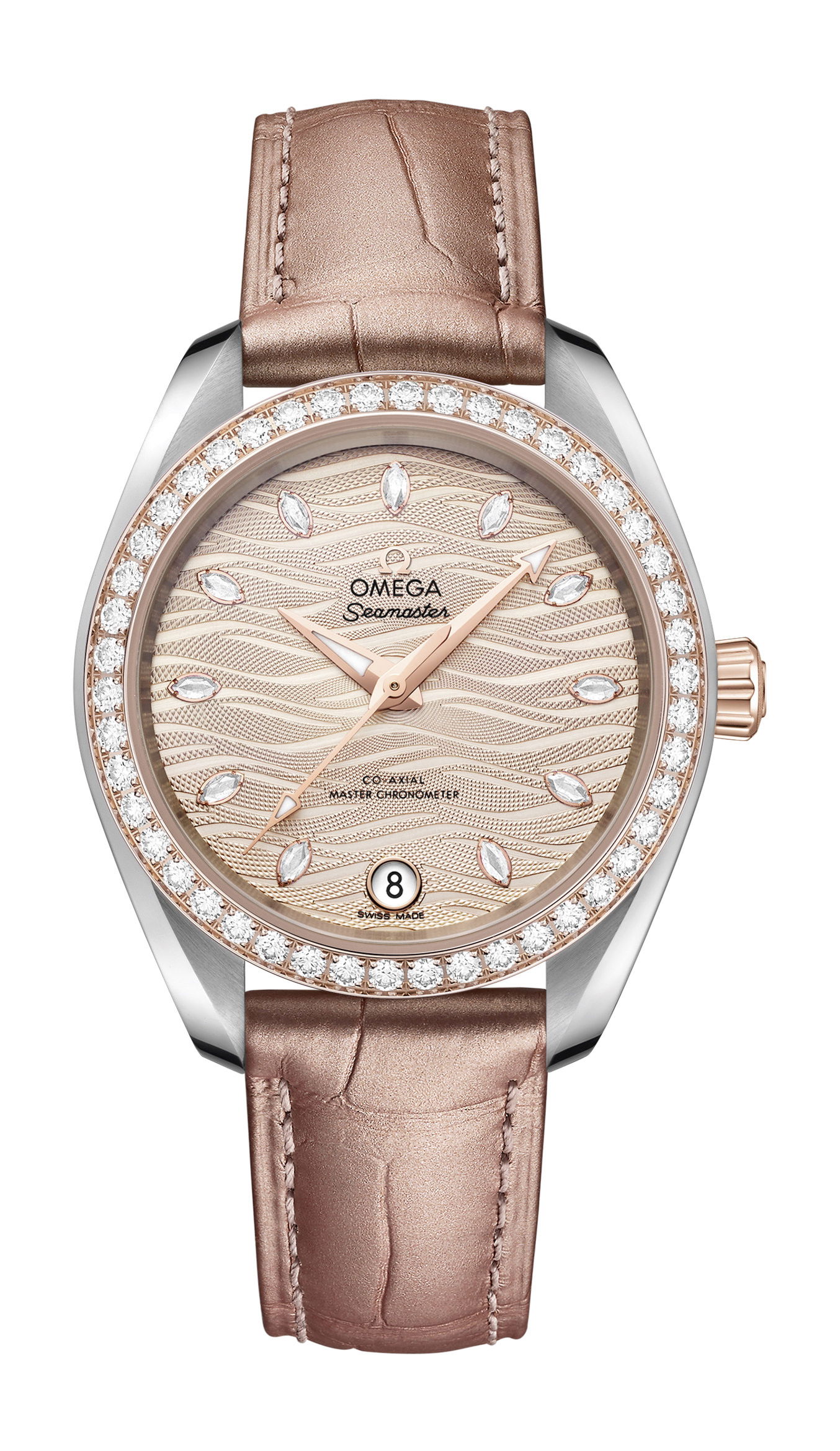 Omega Seamaster luxury timepiece - detailed view