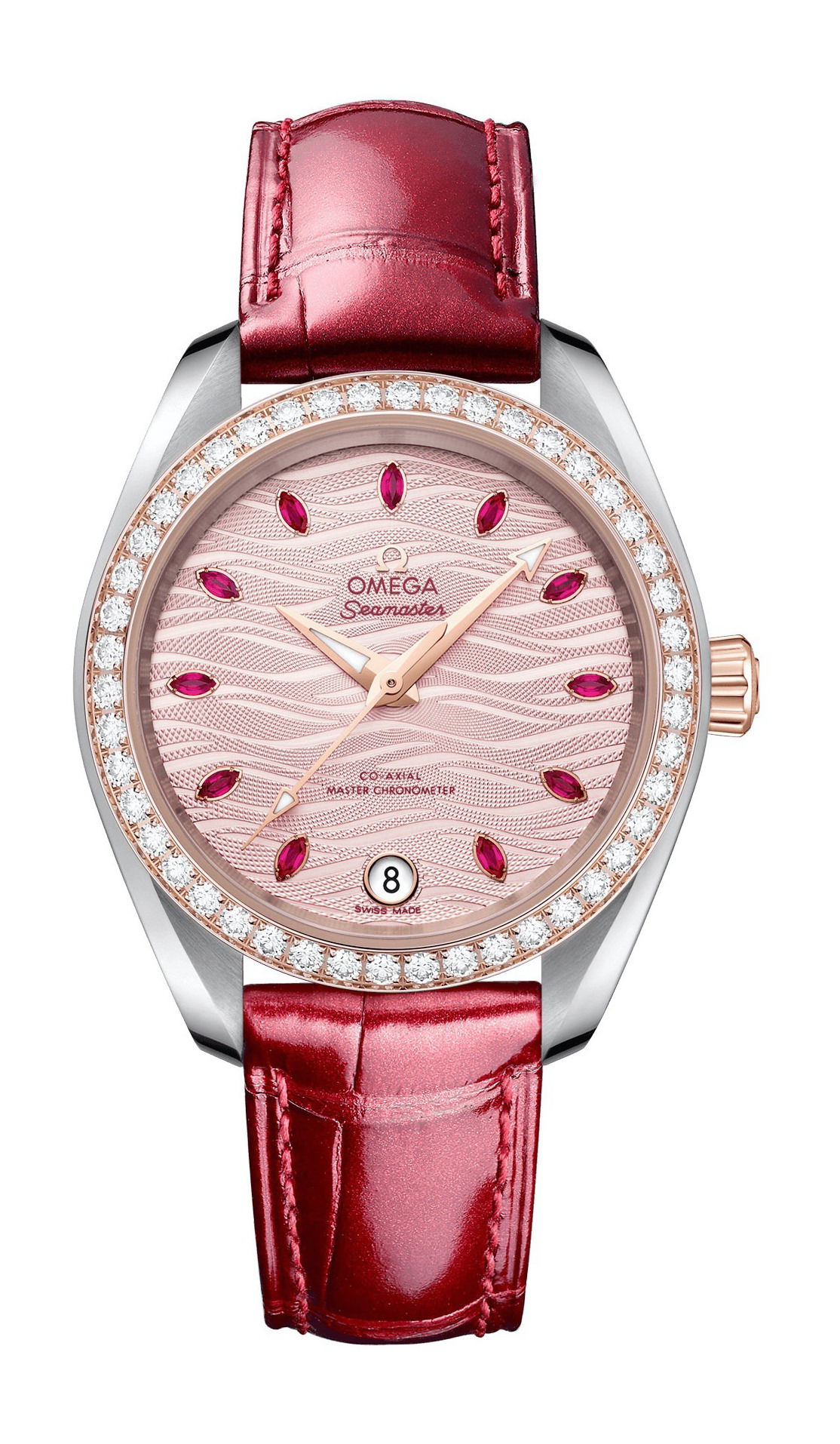 Omega Seamaster luxury timepiece - detailed view