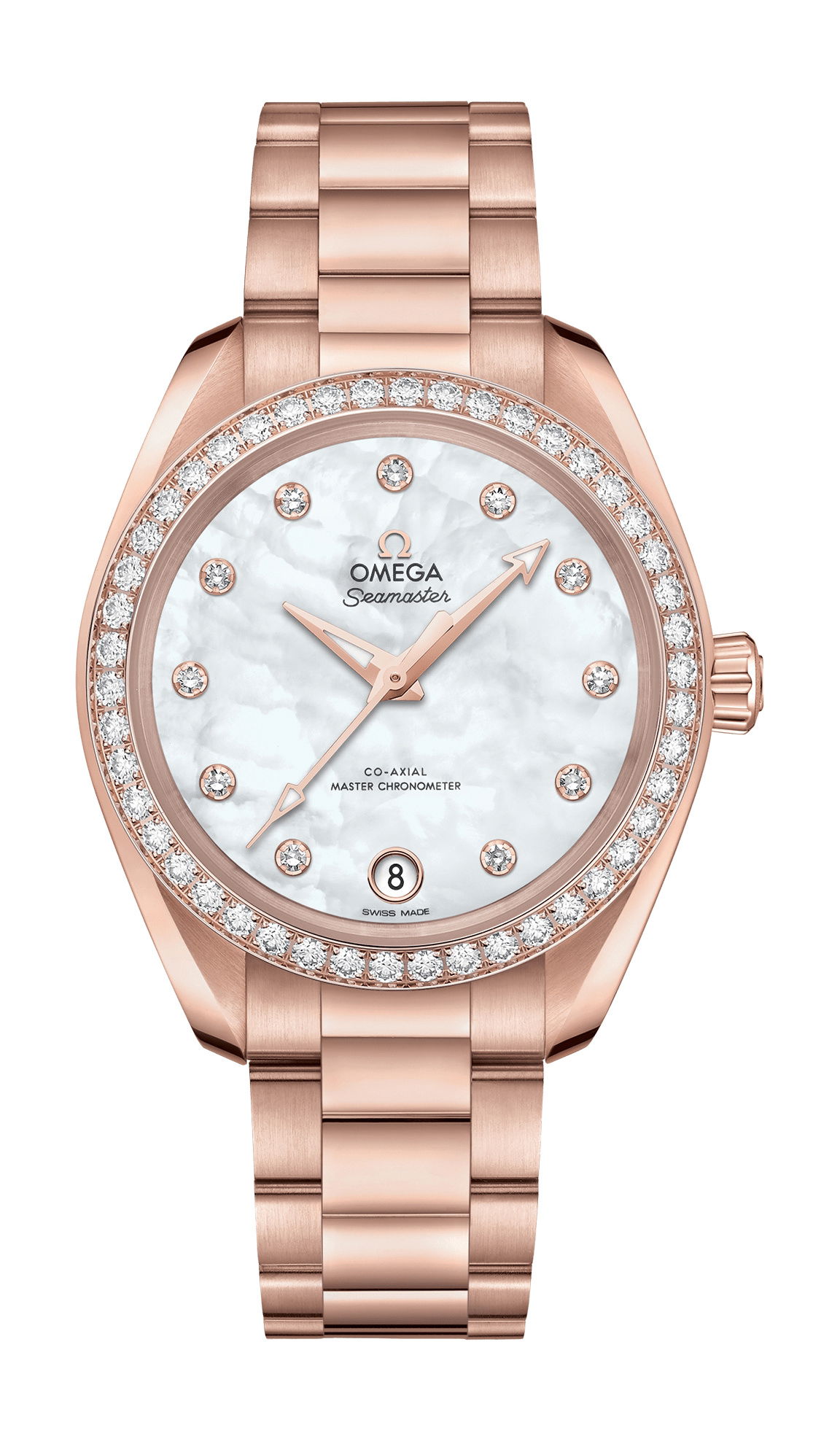 Omega Seamaster luxury timepiece - detailed view