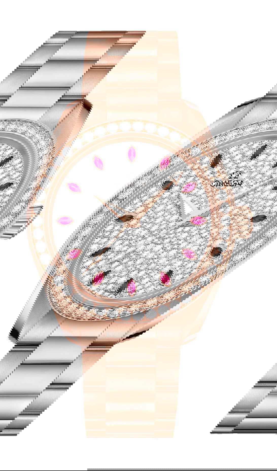 Omega Seamaster luxury timepiece - detailed view