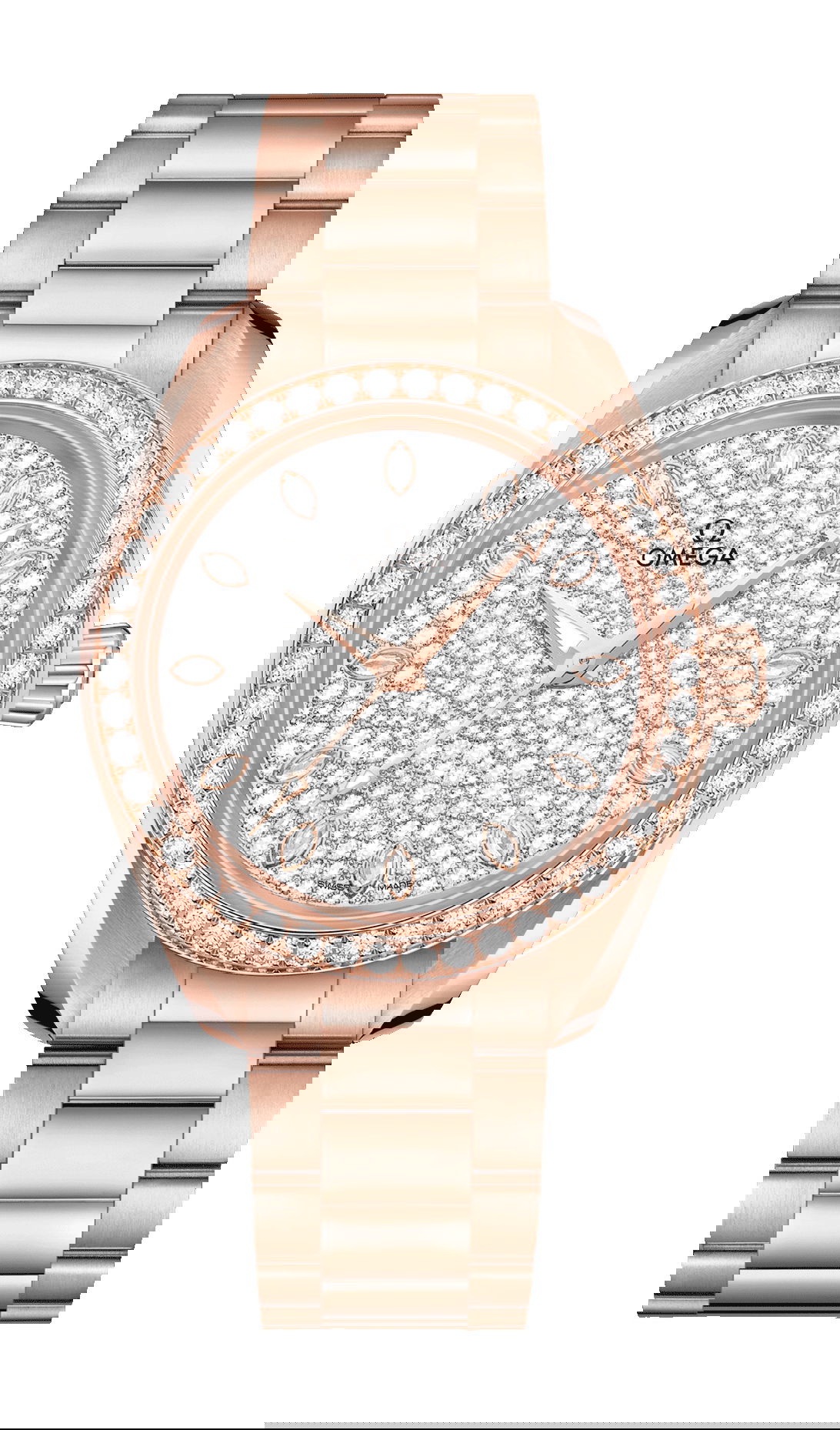 Omega Seamaster luxury timepiece - detailed view