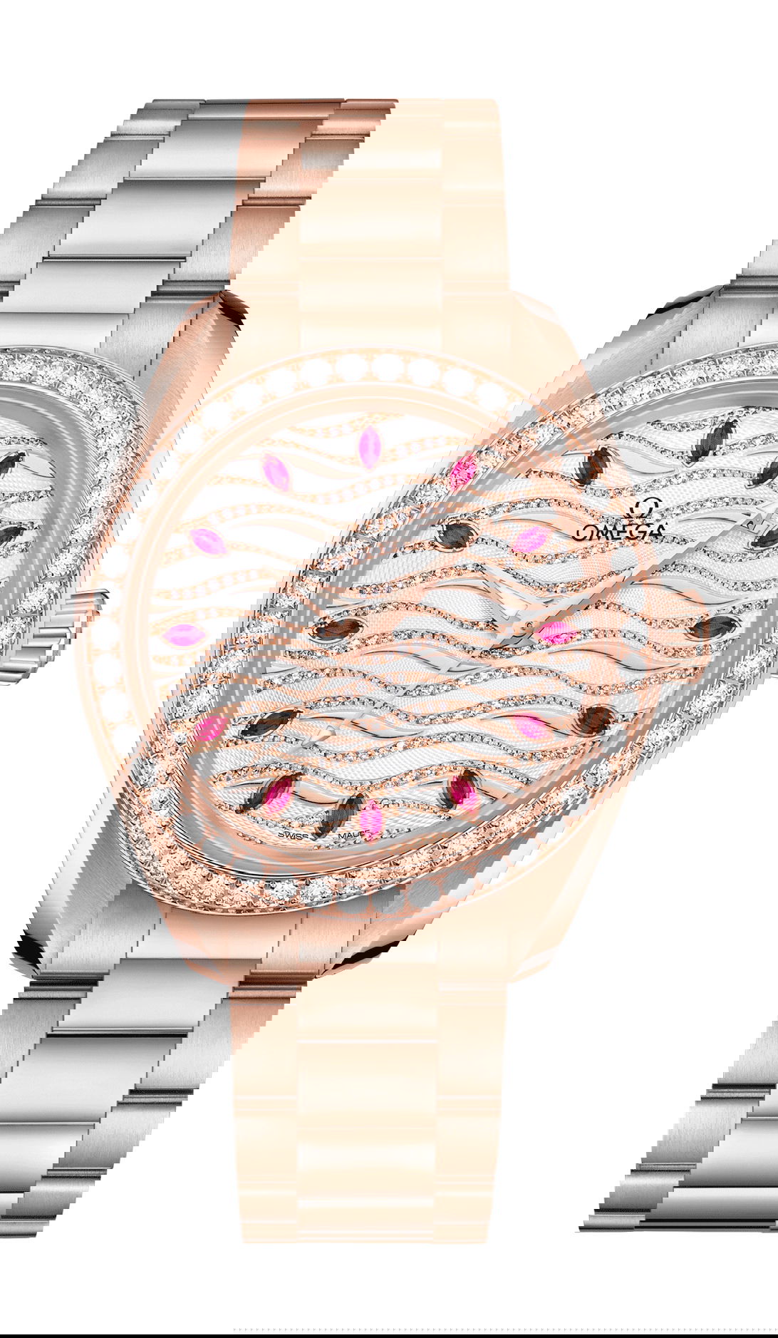 Omega Seamaster luxury timepiece - detailed view
