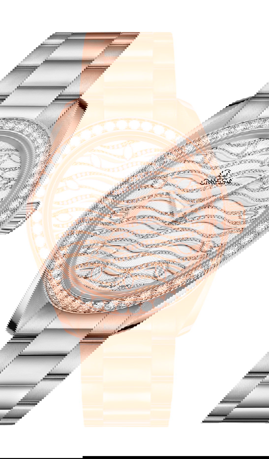 Omega Seamaster luxury timepiece - detailed view