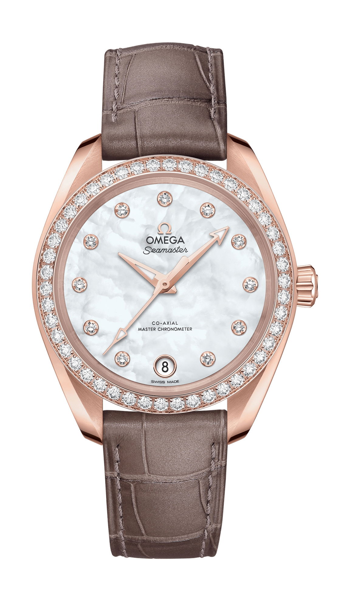 Omega Seamaster luxury timepiece - detailed view
