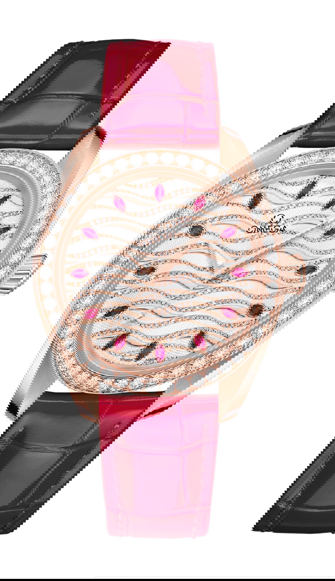 Omega Seamaster luxury timepiece - detailed view