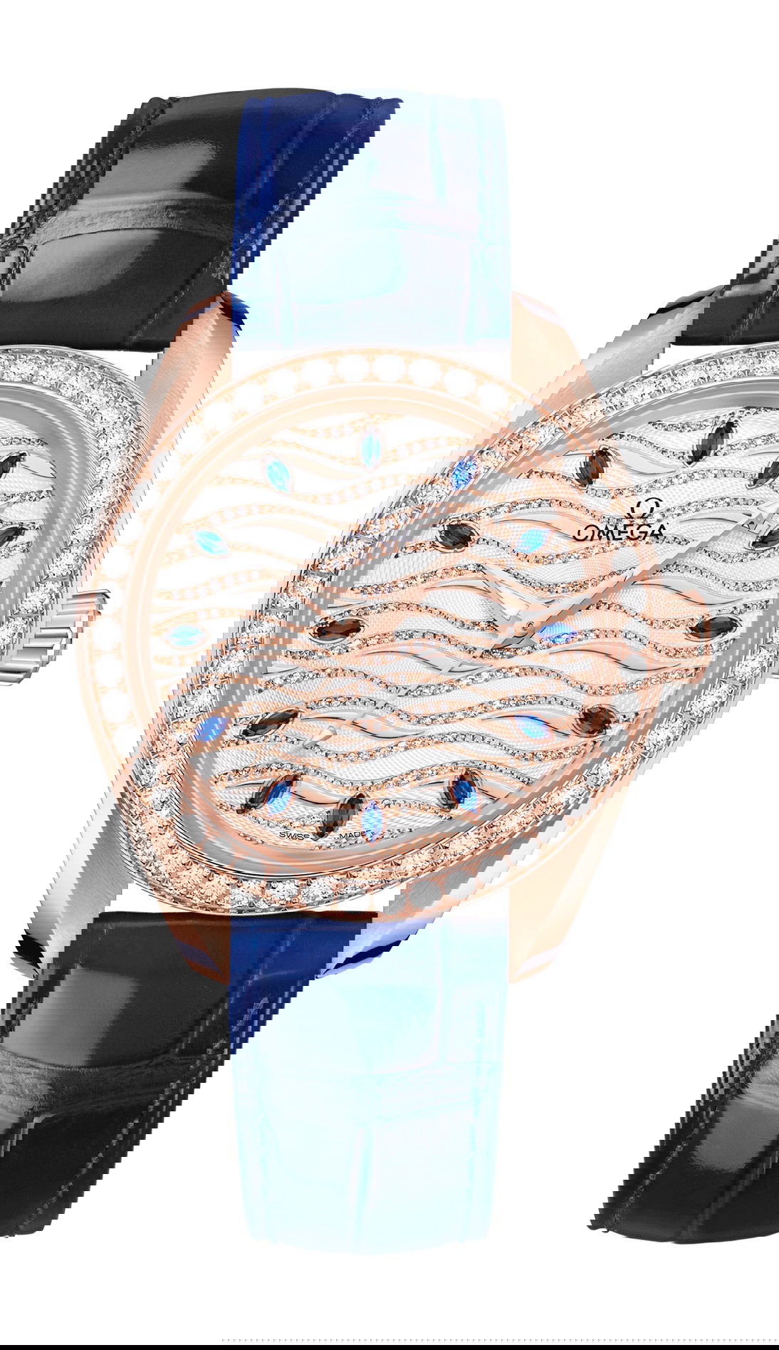 Omega Seamaster luxury timepiece - detailed view