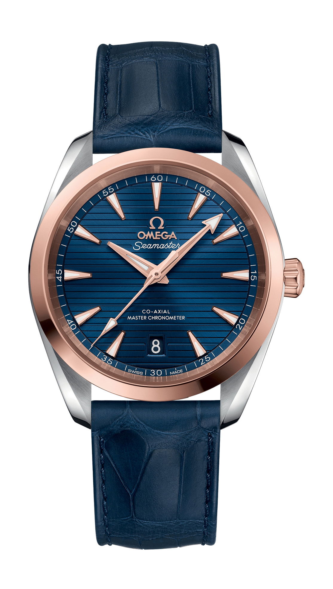 Omega Seamaster luxury timepiece - detailed view
