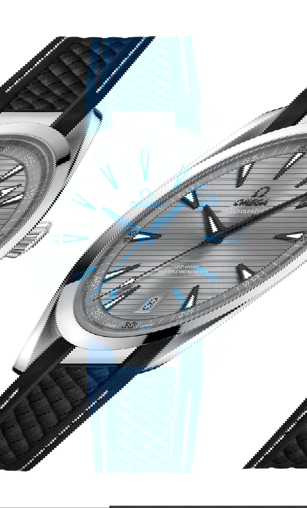 Omega Seamaster luxury timepiece - detailed view