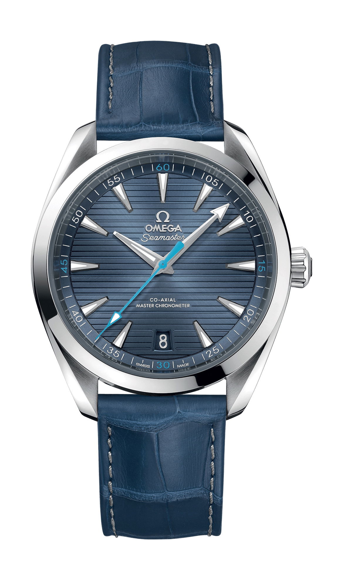 Omega Seamaster luxury timepiece - detailed view