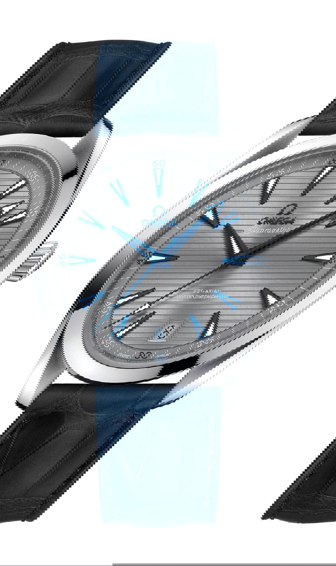 Omega Seamaster luxury timepiece - detailed view