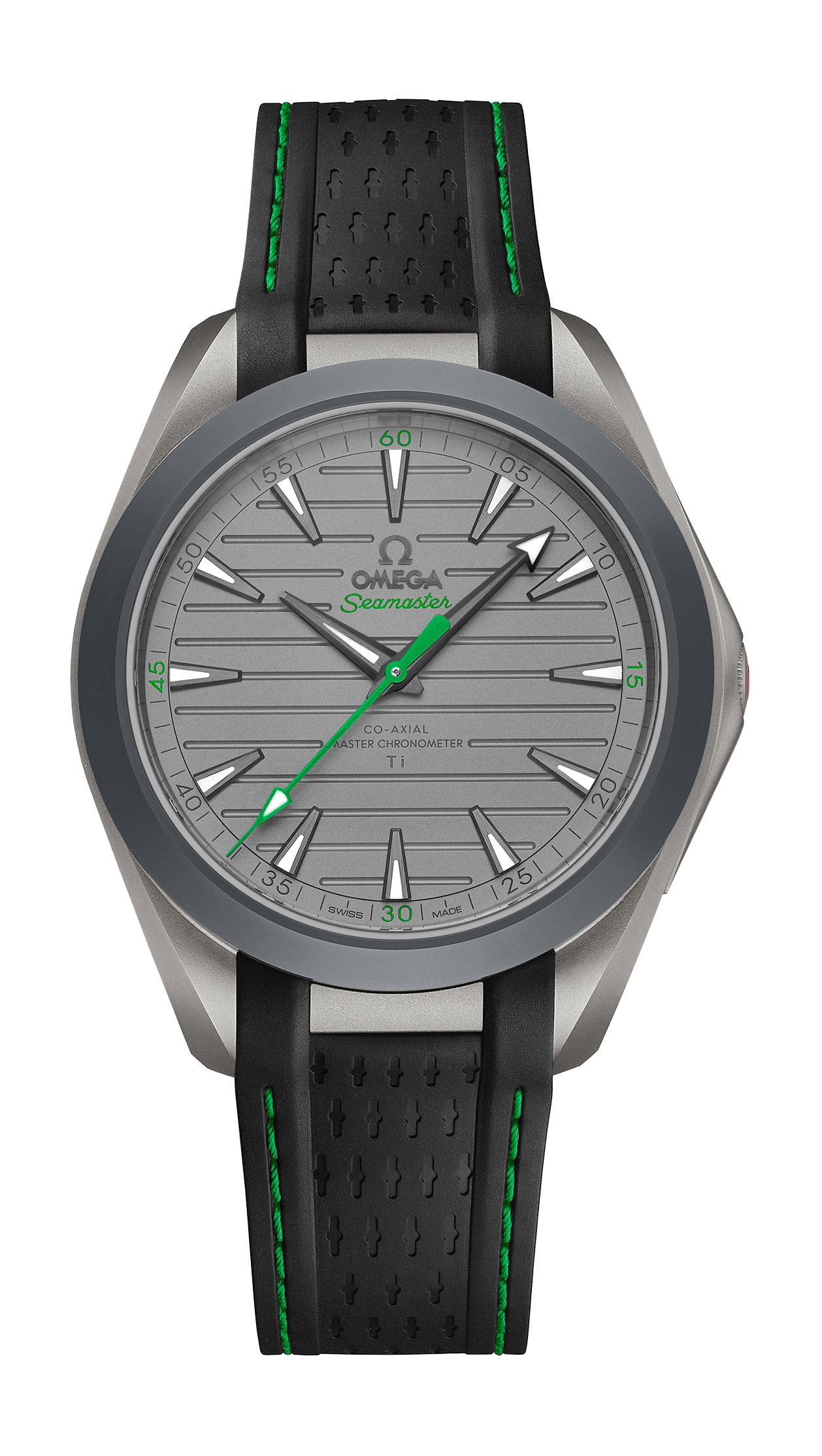 Omega Seamaster luxury timepiece - detailed view