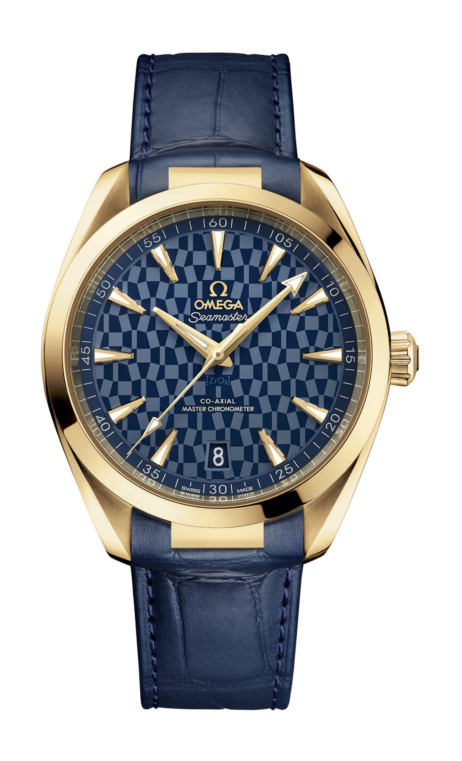 Omega Seamaster luxury timepiece - detailed view