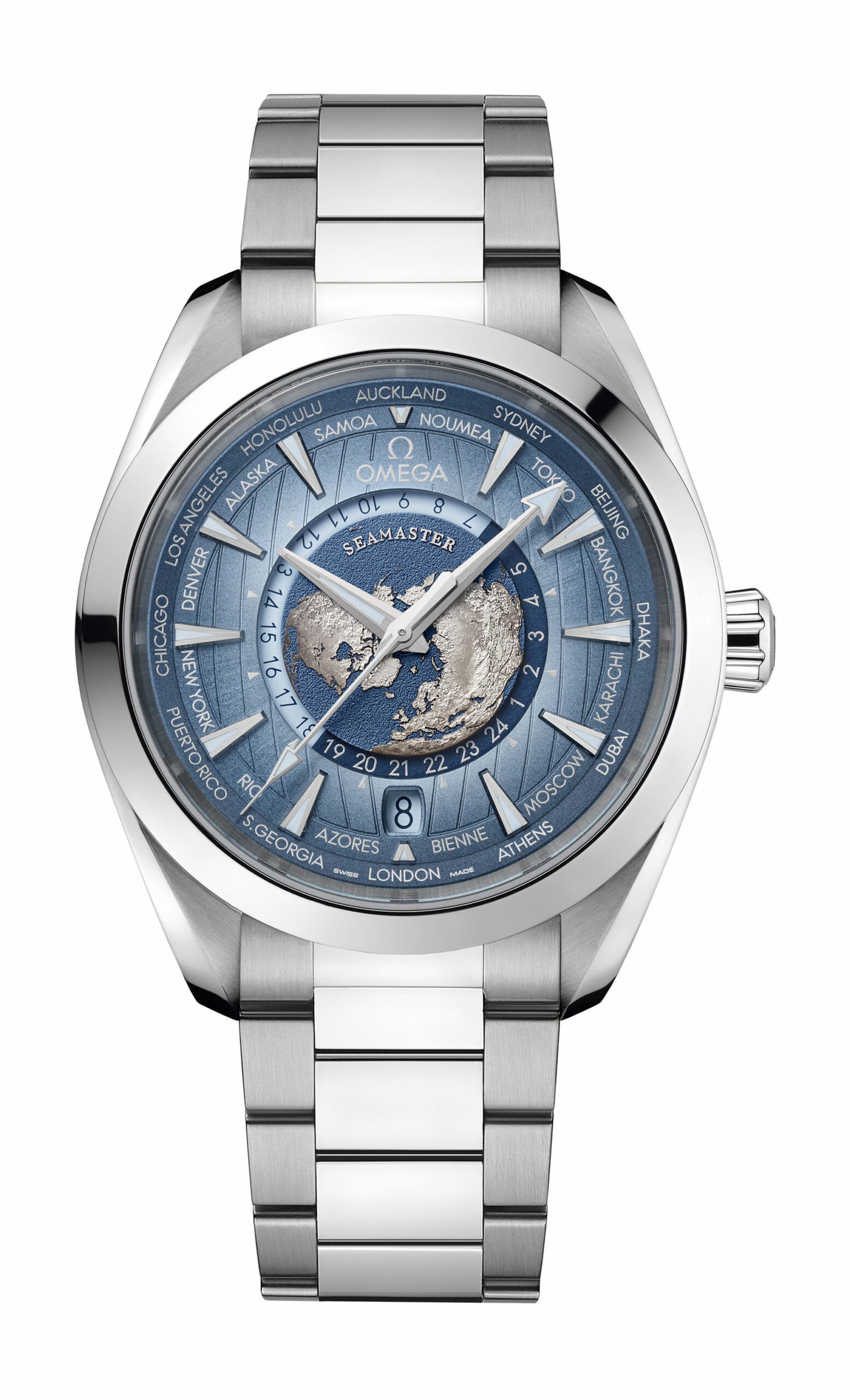 Omega Seamaster luxury timepiece - detailed view
