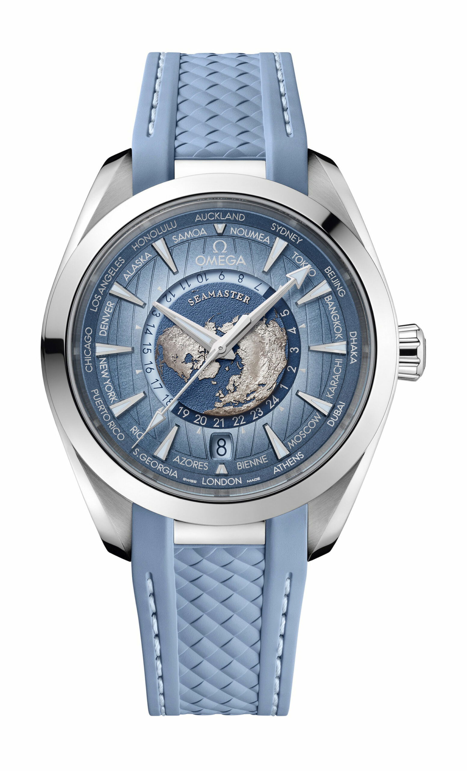 Omega Seamaster luxury timepiece - detailed view